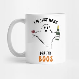 I'm Just Here For The Boos - Funny Halloween Ghost Mug